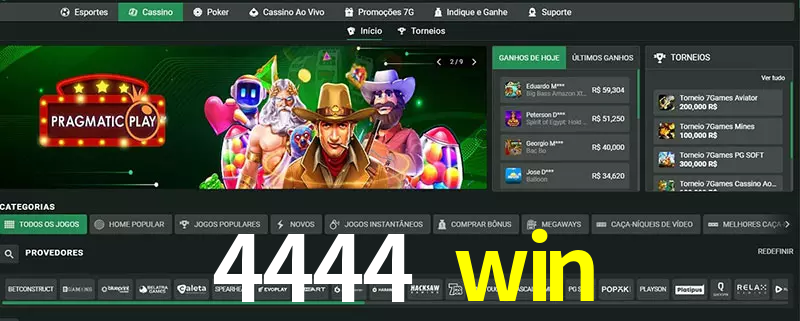 cassino 4444 win